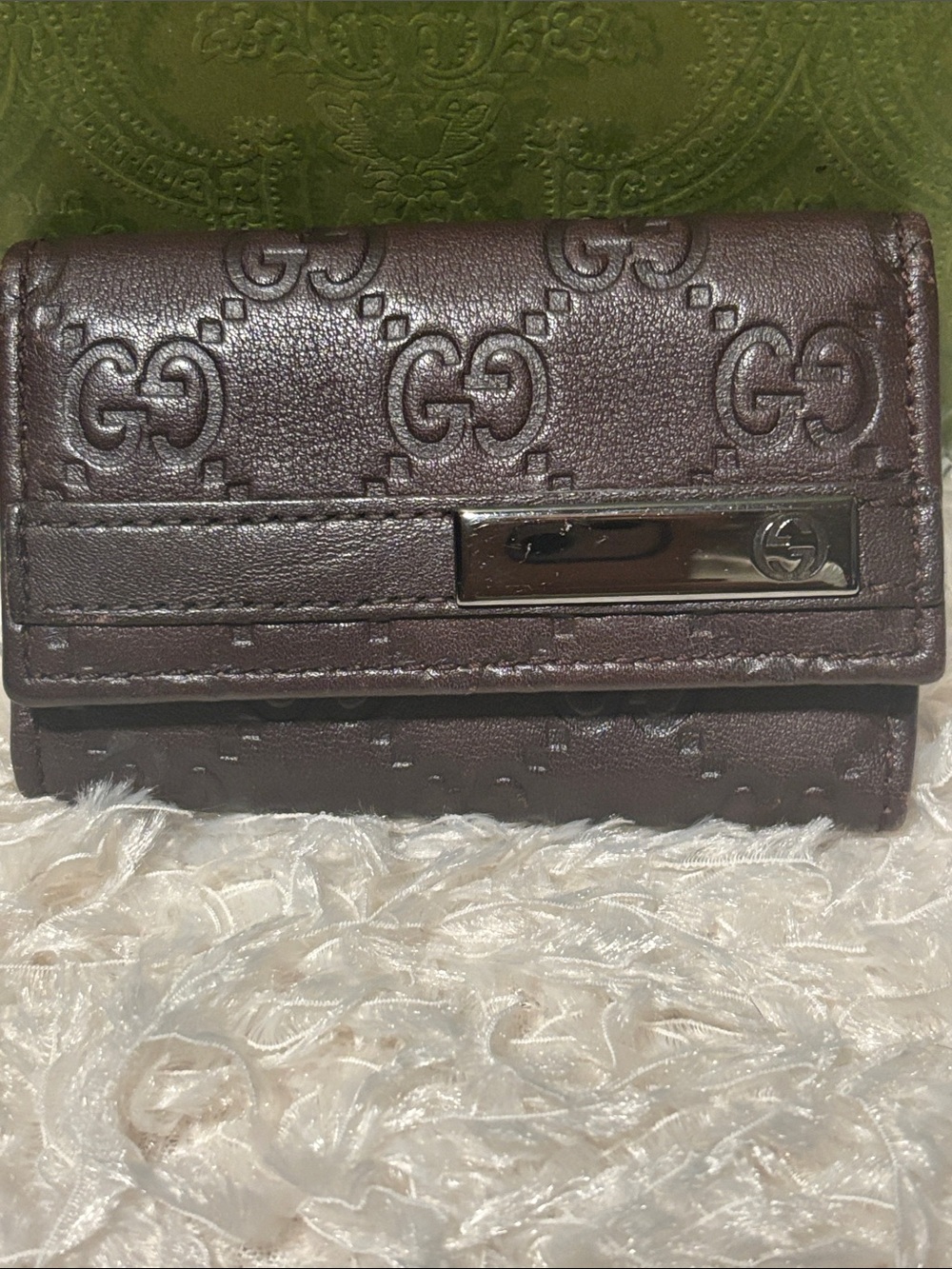 Gucci Brown Leather Key Case EUC! - Picture 2 of 12